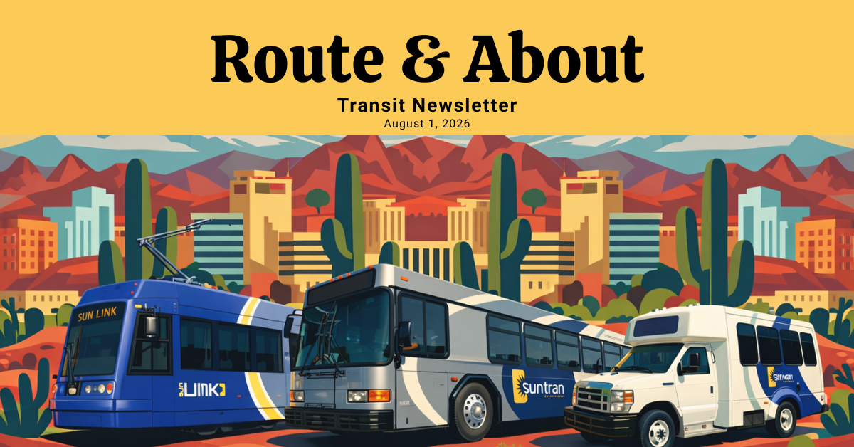Sun Tran Route & About Newsletter banner image
